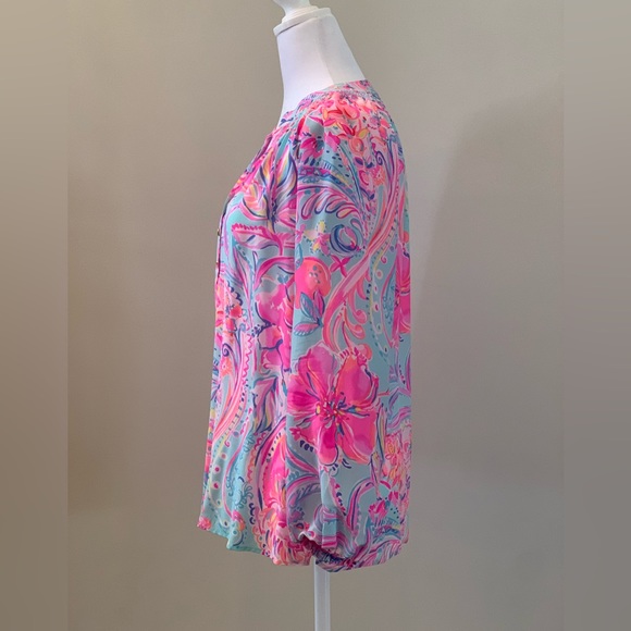 Lilly Pulitzer Elsa Silk Top - Picture 5 of 11